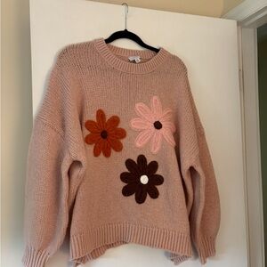 Mud Pie brand new Floral Farley sweater